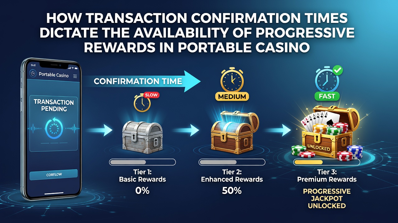Mobile Casino-Oberfläche mit gestaffelten Belohnungsindikatoren und Transaktionsstatus